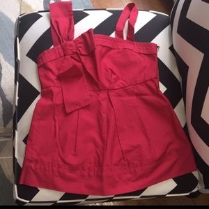 Red cute dressy tank